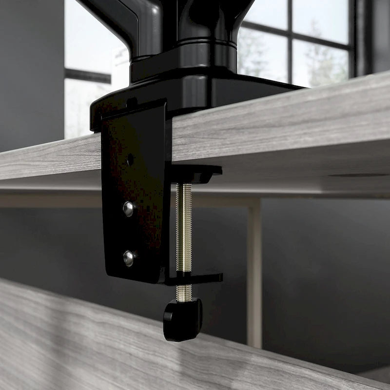 Braccio regolabile per due monitor con porta USB di Bush Business Furniture