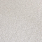 Poltrona d'accento moderna rivestita in tessuto Bouclé, poltrona curva con struttura in metallo nero