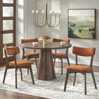 Sedia da pranzo Lifestorey Cari in legno massello (Set di 2)