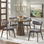 Sedia da pranzo Lifestorey Cari in legno massello (Set di 2)