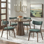 Sedia da pranzo Lifestorey Cari in legno massello (Set di 2)
