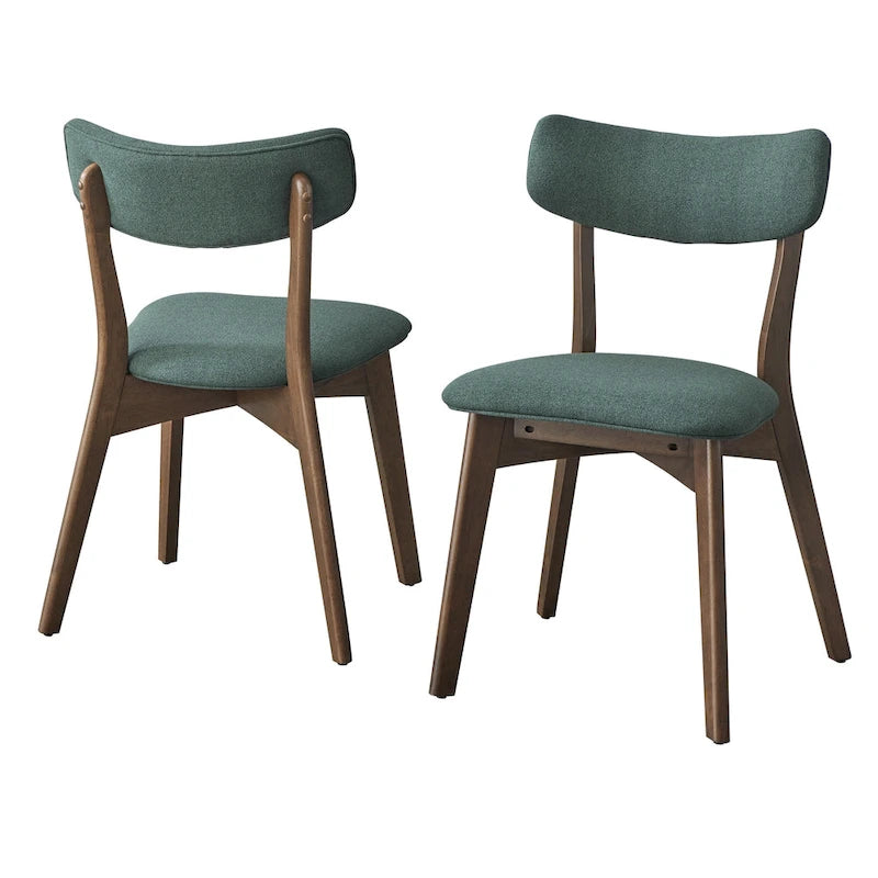 Sedia da pranzo Lifestorey Cari in legno massello (Set di 2)