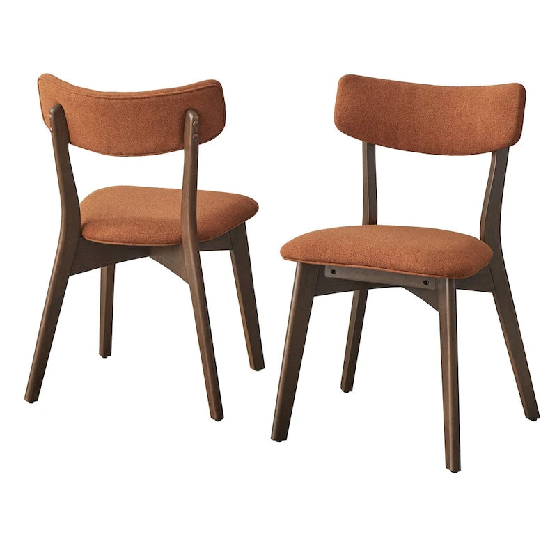 Sedia da pranzo Lifestorey Cari in legno massello (Set di 2)