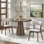 Sedia da pranzo Lifestorey Cari in legno massello (Set di 2)