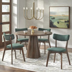 Sedia da pranzo Lifestorey Cari in legno massello (Set di 2)