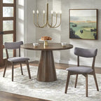 Sedia da pranzo Lifestorey Cari in legno massello (Set di 2)
