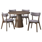 Sedia da pranzo Lifestorey Cari in legno massello (Set di 2)