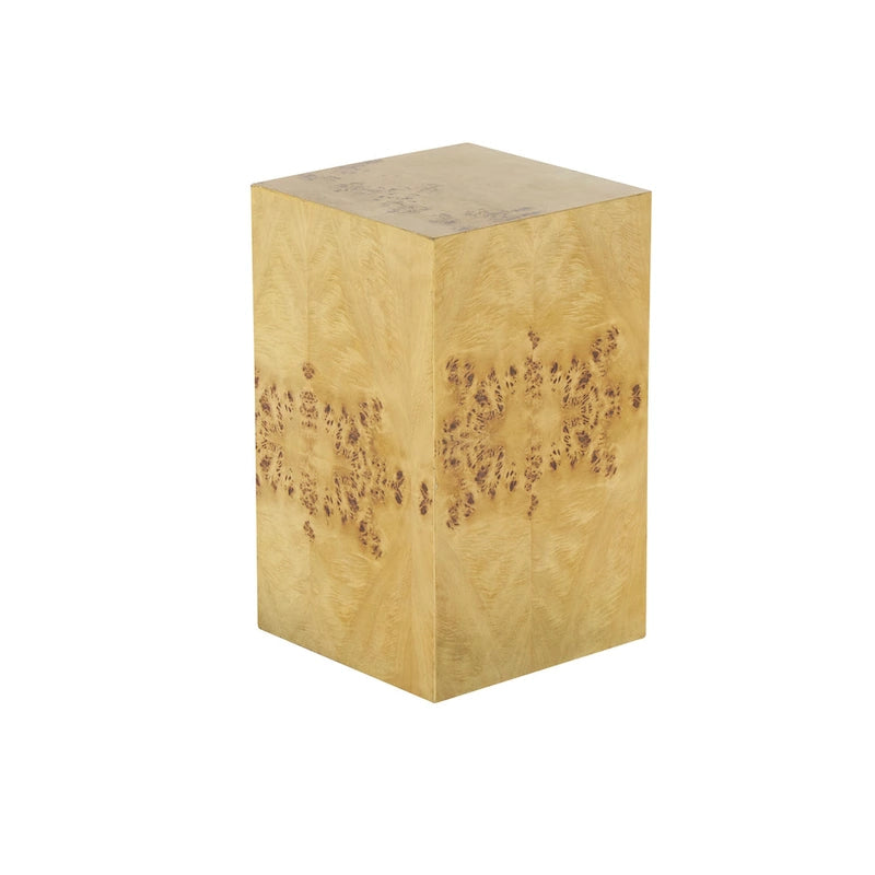 Tavolino quadrato con venature del legno - Marrone - Roche River Decor