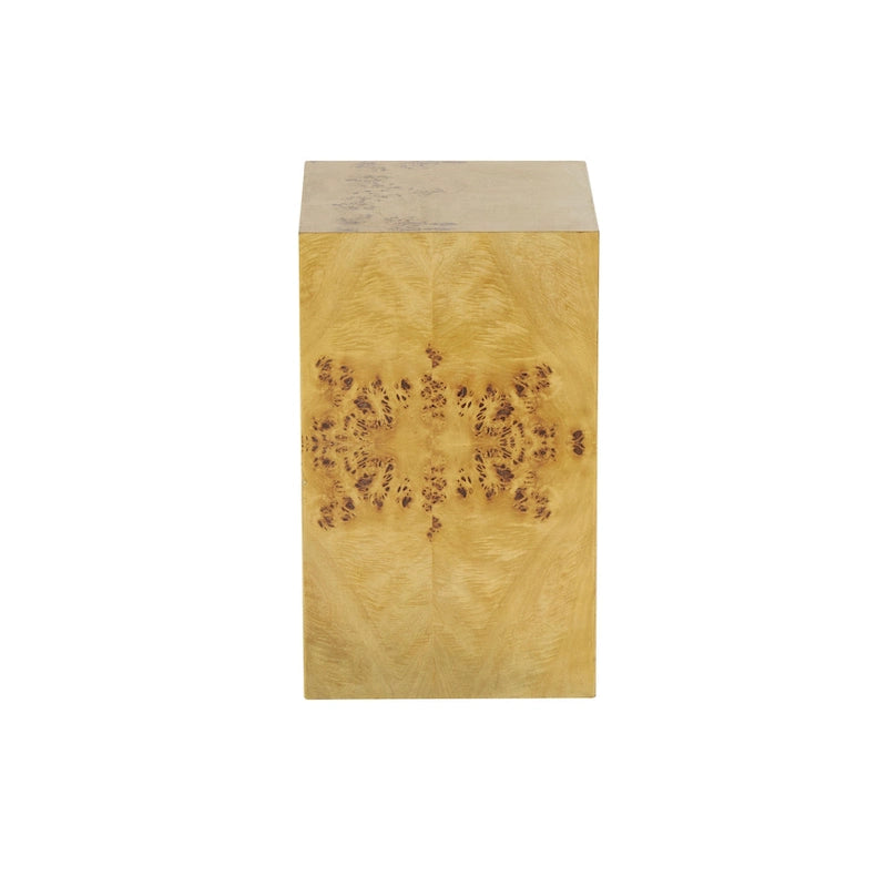 Tavolino quadrato con venature del legno - Marrone - Roche River Decor