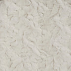 Sorra Home Grande pouf/ottoman rotondo in pelliccia sintetica per interni