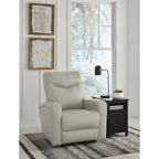   Ryversans Power Recliner with Adjustable Headrest