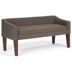 Panca moderna imbottita larga 50 pollici - 50 x 22 x 23,8