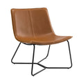 Poltrona Lounge Inclinata Rivestita in Similpelle