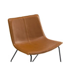 Poltrona Lounge Inclinata Rivestita in Similpelle