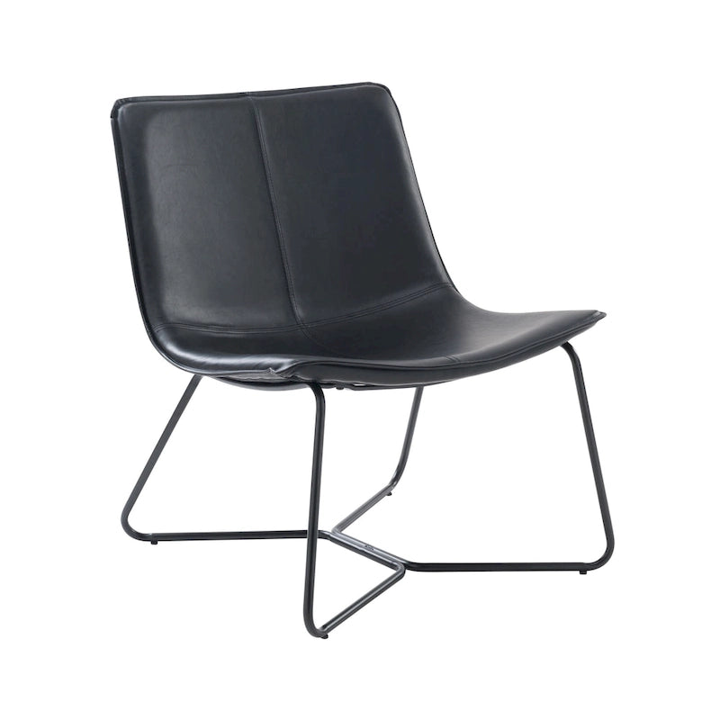 Poltrona Lounge Inclinata Rivestita in Similpelle