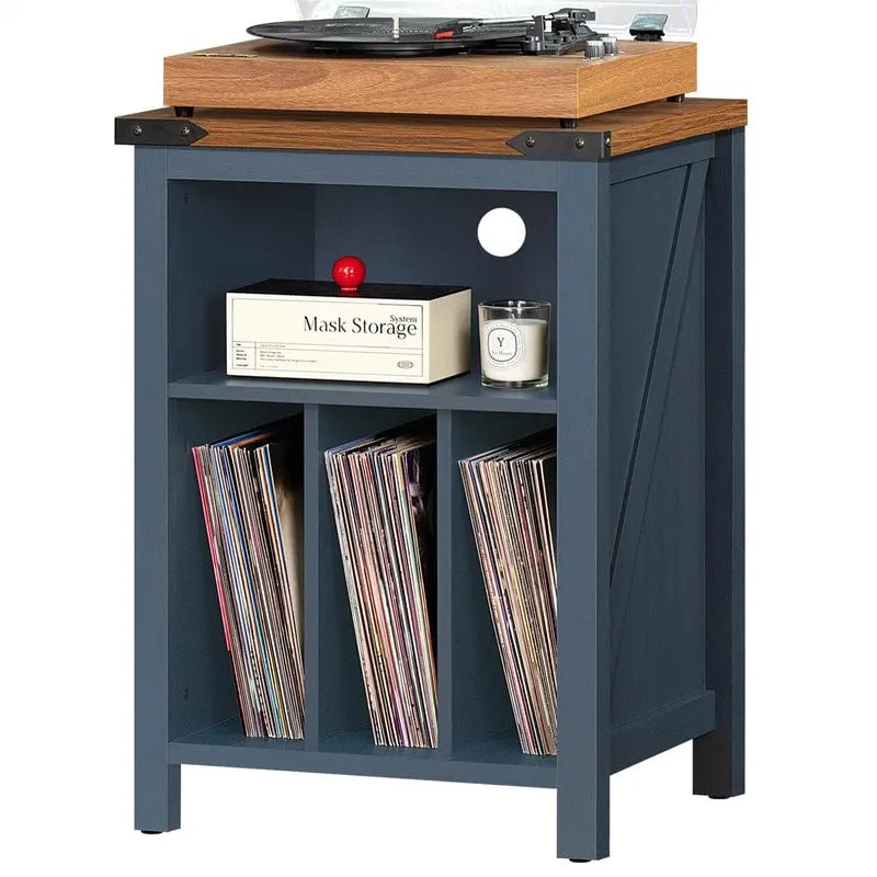 Mobile per Giradischi con Portadischi in Vinile - 15.74 P x 19.68 L x 29.01 A