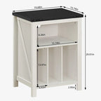 Mobile per Giradischi con Portadischi in Vinile - 15.74 P x 19.68 L x 29.01 A