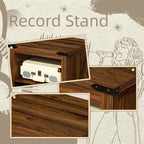 Mobile per Giradischi con Portadischi in Vinile - 15.74 P x 19.68 L x 29.01 A
