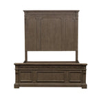 Letto a pannelli Town & Country color tortora polveroso