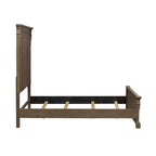 Letto a pannelli Town & Country color tortora polveroso