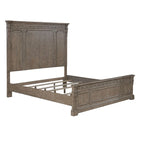 Letto a pannelli Town & Country color tortora polveroso