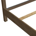 Letto a pannelli Town & Country color tortora polveroso