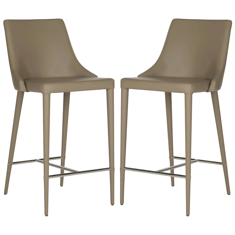 Sgabello da bancone bianco da 26 pollici (set da 2) - 22,9 x 18,9 x 37,4 - 23Lx19Px37A