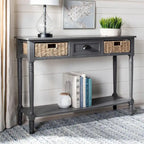   Edyth Grey Console - 44.5  x 13.4  x 31.5  - 45Wx13Dx32H