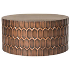Tavolino Marita color Rame Antico - 29 x 29 x 15 - 29Lx29Px15A