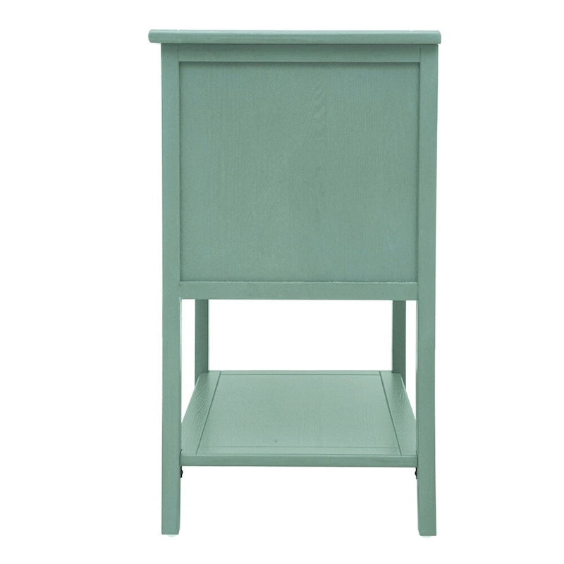 Comodino a 2 cassetti in stile americano