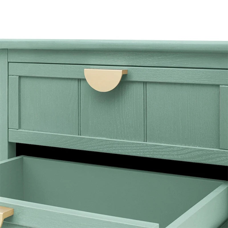 Comodino a 2 cassetti in stile americano