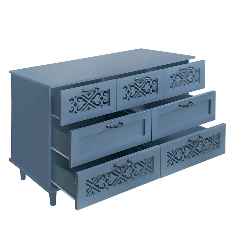 Cassettiera a 7 cassetti American Furniture adatta per camera da letto - N/D