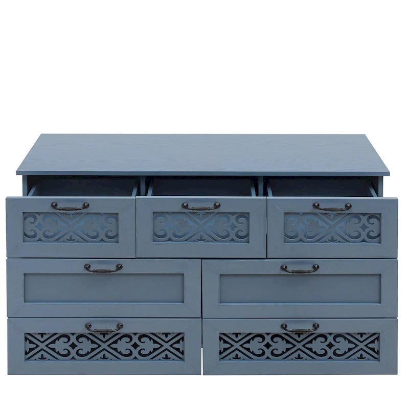 Cassettiera a 7 cassetti American Furniture adatta per camera da letto - N/D