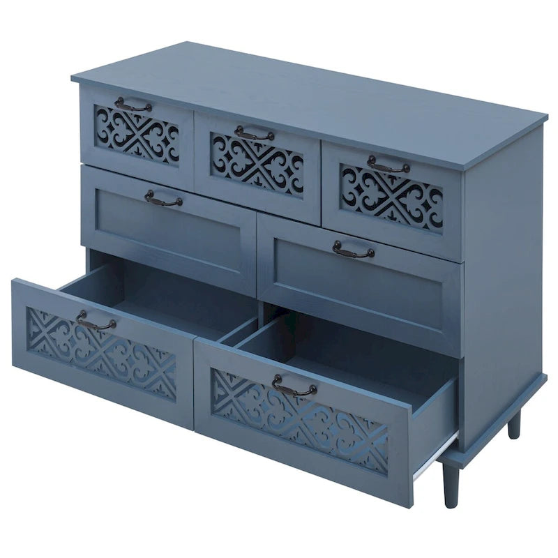 Cassettiera a 7 cassetti American Furniture adatta per camera da letto - N/D