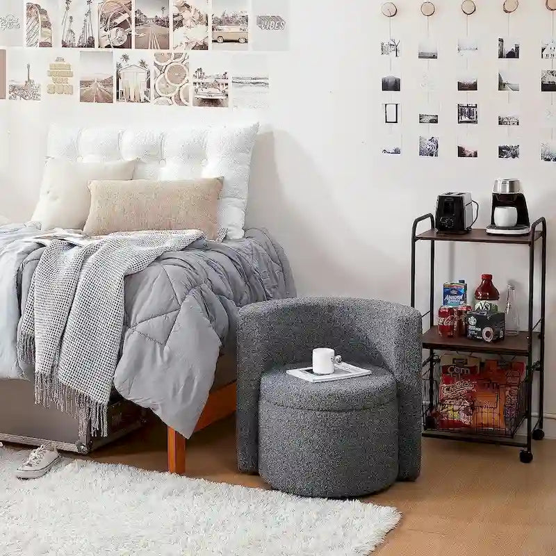 Cuscino da seduta comfort 2East con contenitore di DormCo