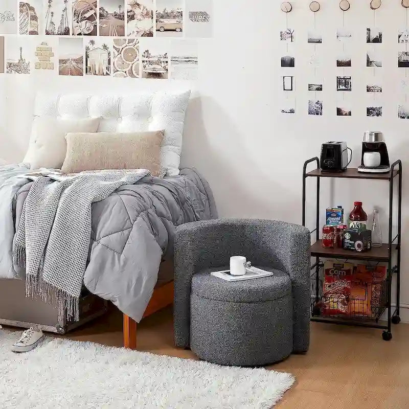 Cuscino da seduta comfort 2East con contenitore di DormCo