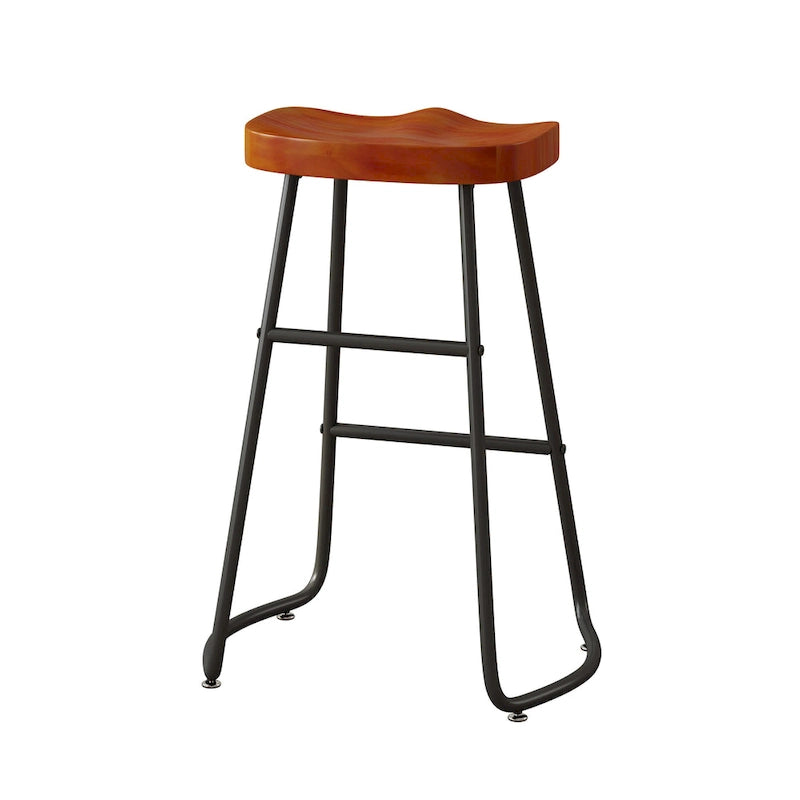 29.52 Eleganti e Minimalisti Sgabelli da Bar Set da 2, Sgabelli da Bar Altezza Contatore, per Isola Cucina, Caffetteria, Bar, Balcone di Casa