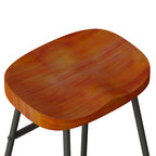 29.52 Eleganti e Minimalisti Sgabelli da Bar Set da 2, Sgabelli da Bar Altezza Contatore, per Isola Cucina, Caffetteria, Bar, Balcone di Casa