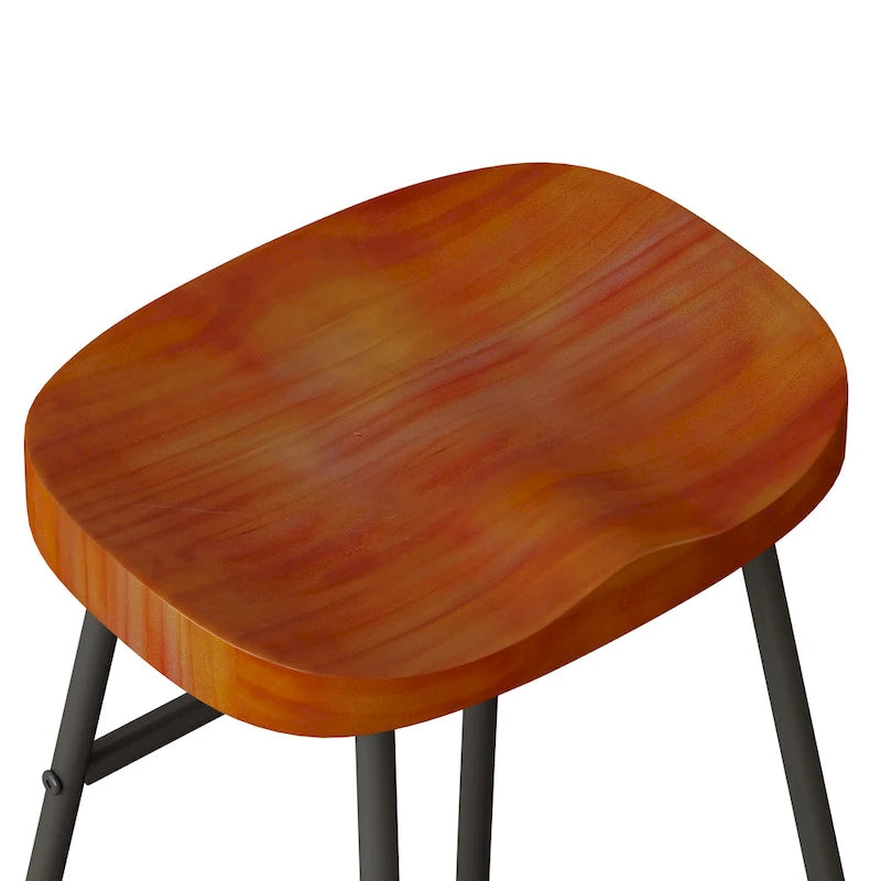 29.52 Eleganti e Minimalisti Sgabelli da Bar Set da 2, Sgabelli da Bar Altezza Contatore, per Isola Cucina, Caffetteria, Bar, Balcone di Casa