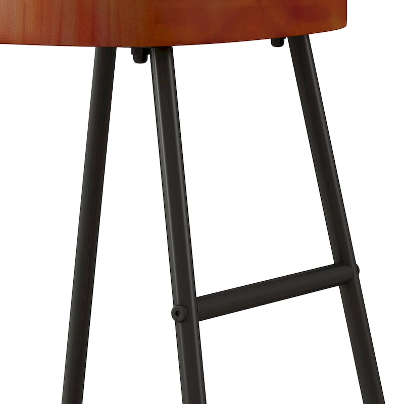 29.52 Eleganti e Minimalisti Sgabelli da Bar Set da 2, Sgabelli da Bar Altezza Contatore, per Isola Cucina, Caffetteria, Bar, Balcone di Casa
