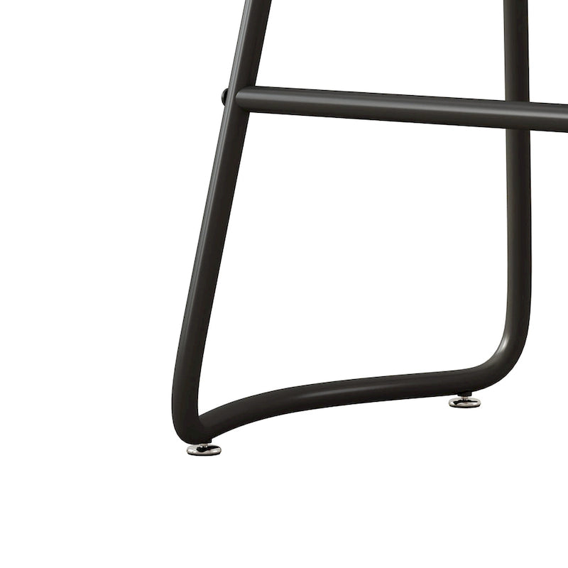 29.52 Eleganti e Minimalisti Sgabelli da Bar Set da 2, Sgabelli da Bar Altezza Contatore, per Isola Cucina, Caffetteria, Bar, Balcone di Casa