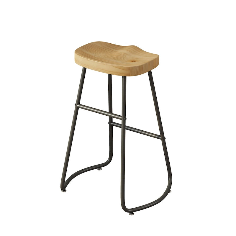 29.52 Eleganti e Minimalisti Sgabelli da Bar Set da 2, Sgabelli da Bar Altezza Contatore, per Isola Cucina, Caffetteria, Bar, Balcone di Casa
