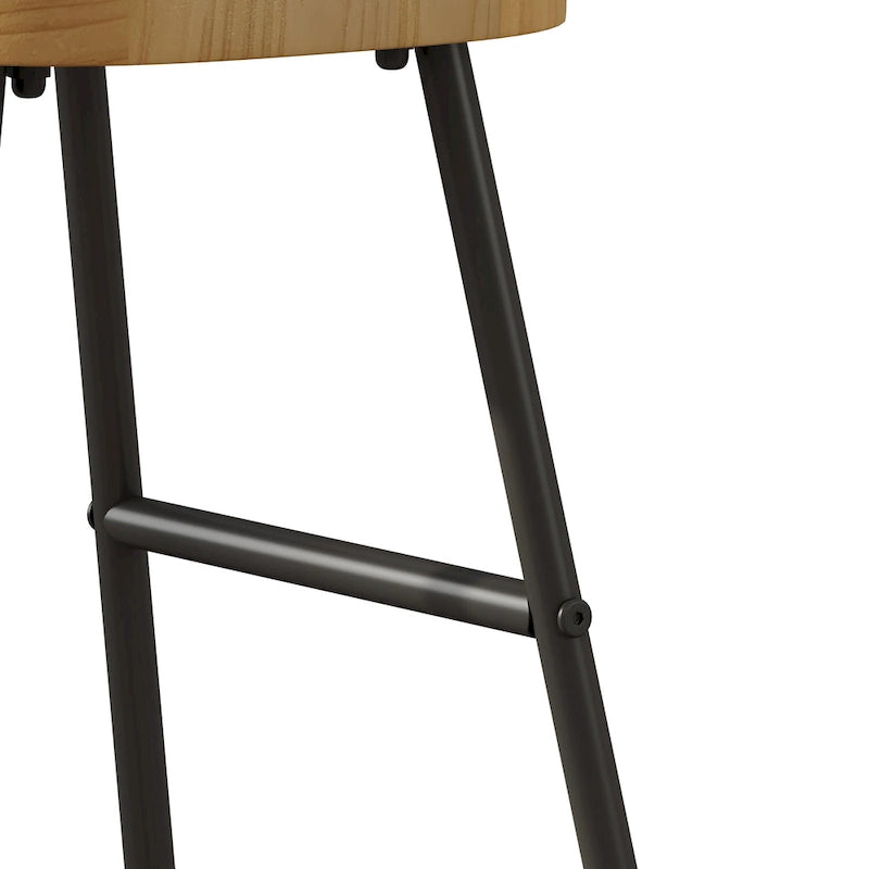 29.52 Eleganti e Minimalisti Sgabelli da Bar Set da 2, Sgabelli da Bar Altezza Contatore, per Isola Cucina, Caffetteria, Bar, Balcone di Casa
