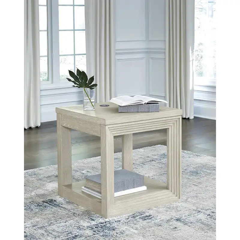   Marxhart Brown End Table - 24  W x 24  D x 24  H