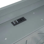 Letto in legno contenitore con letto estraibile singolo e tre cassetti portaoggetti